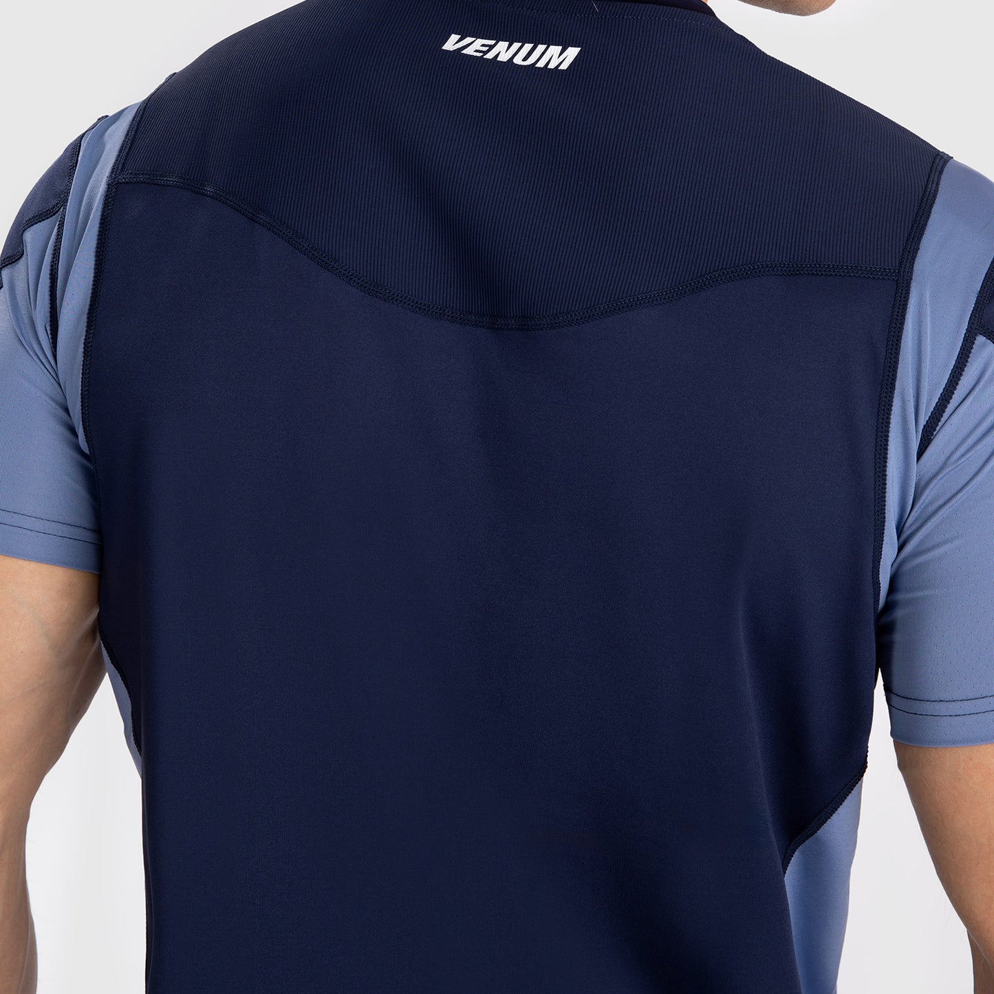 Venum Tempest Men's Dry-Tech T-Shirt - Navy Blue/Blue