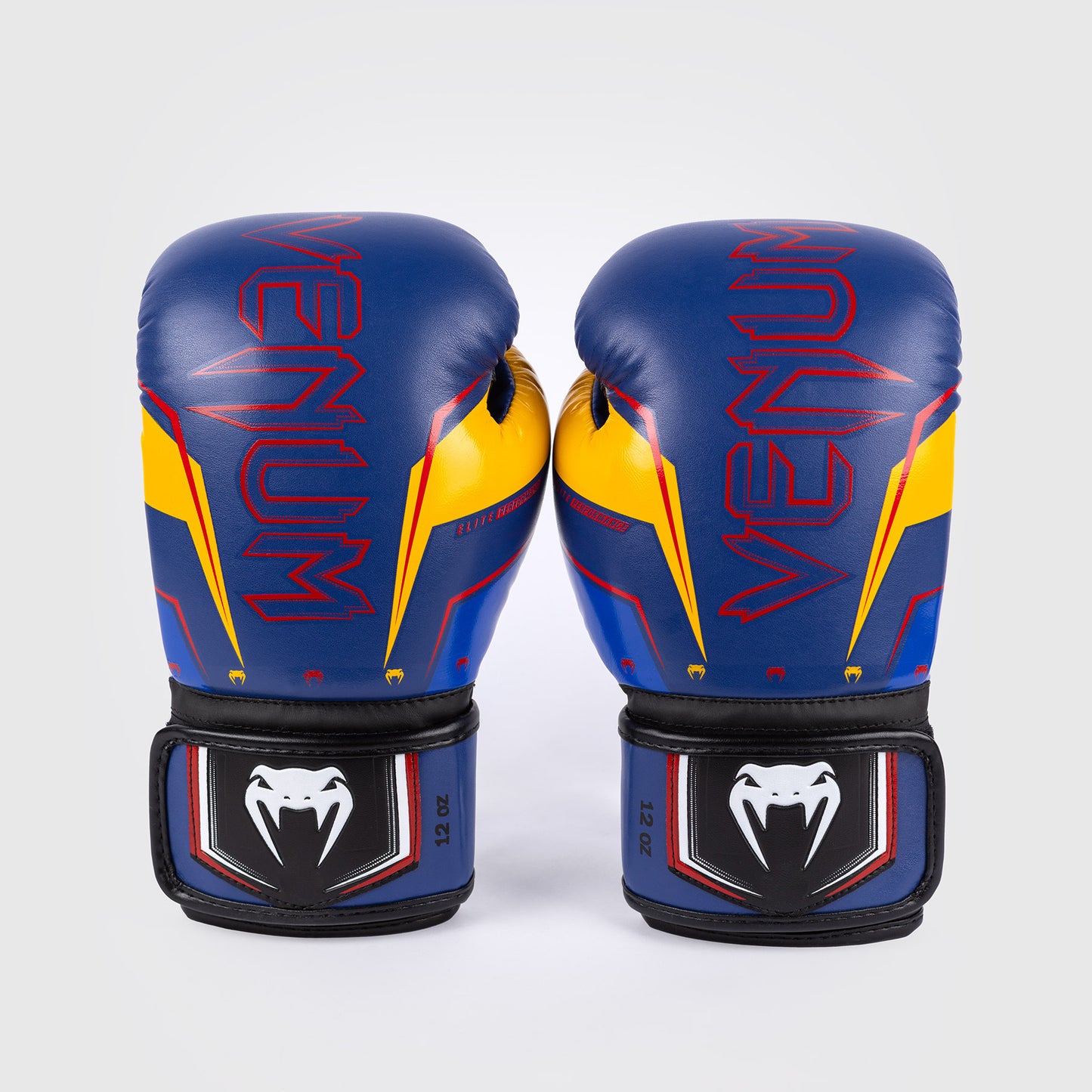 Venum Elite Evo Boxing Gloves - Blue/Yellow