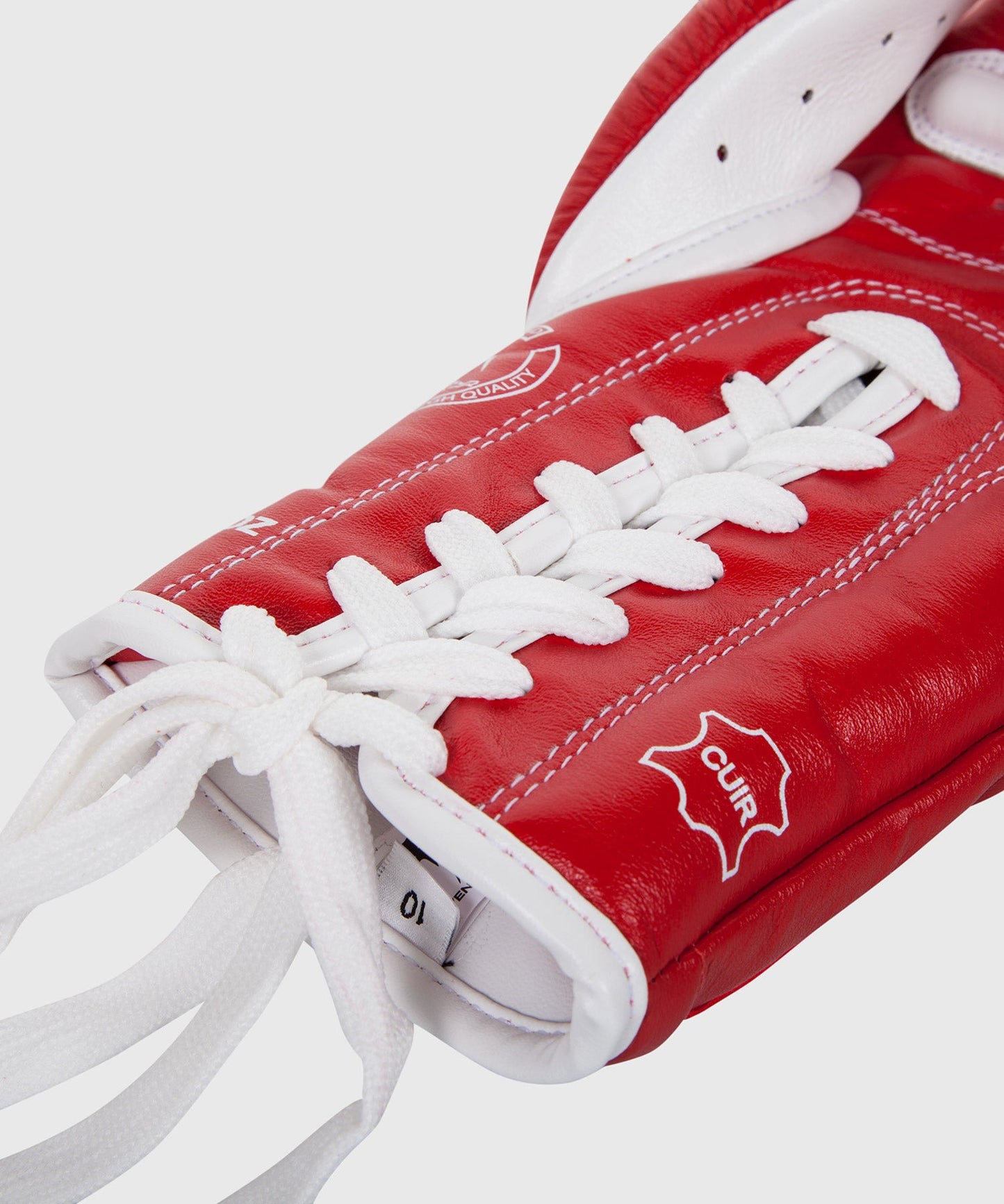 Venum Giant 3.0 Boxing Gloves - Nappa Leather - With Laces - Red