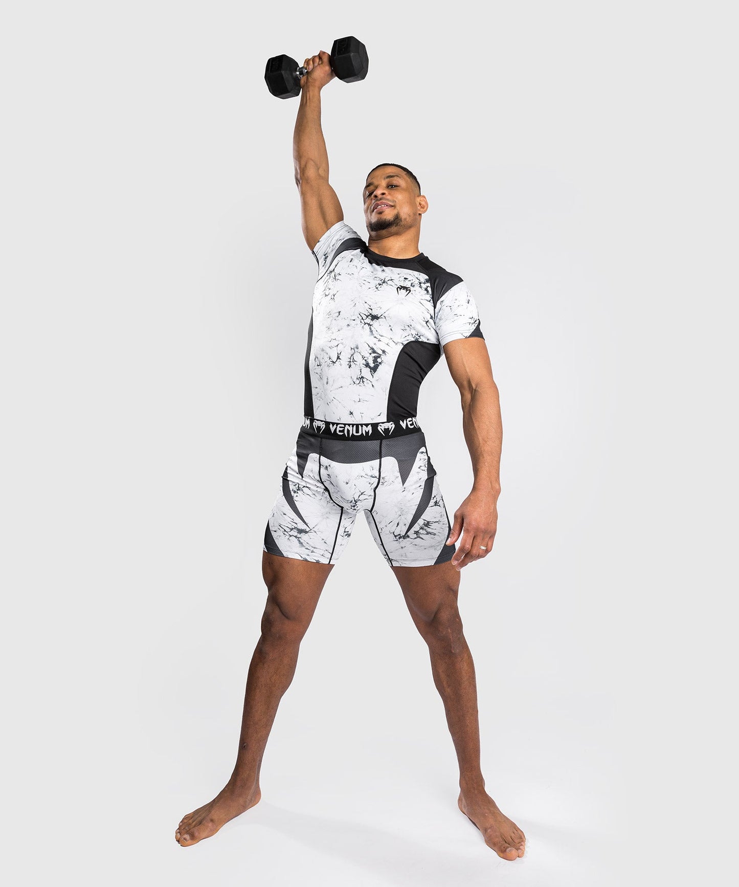 Venum G-Fit Marble Rashguard - Short Sleeves - Marble