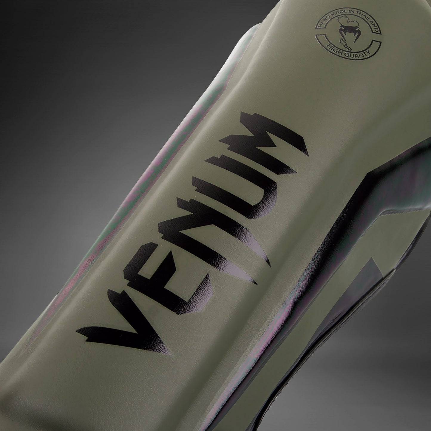 Venum Elite Standup Shin guards - Khaki/Black