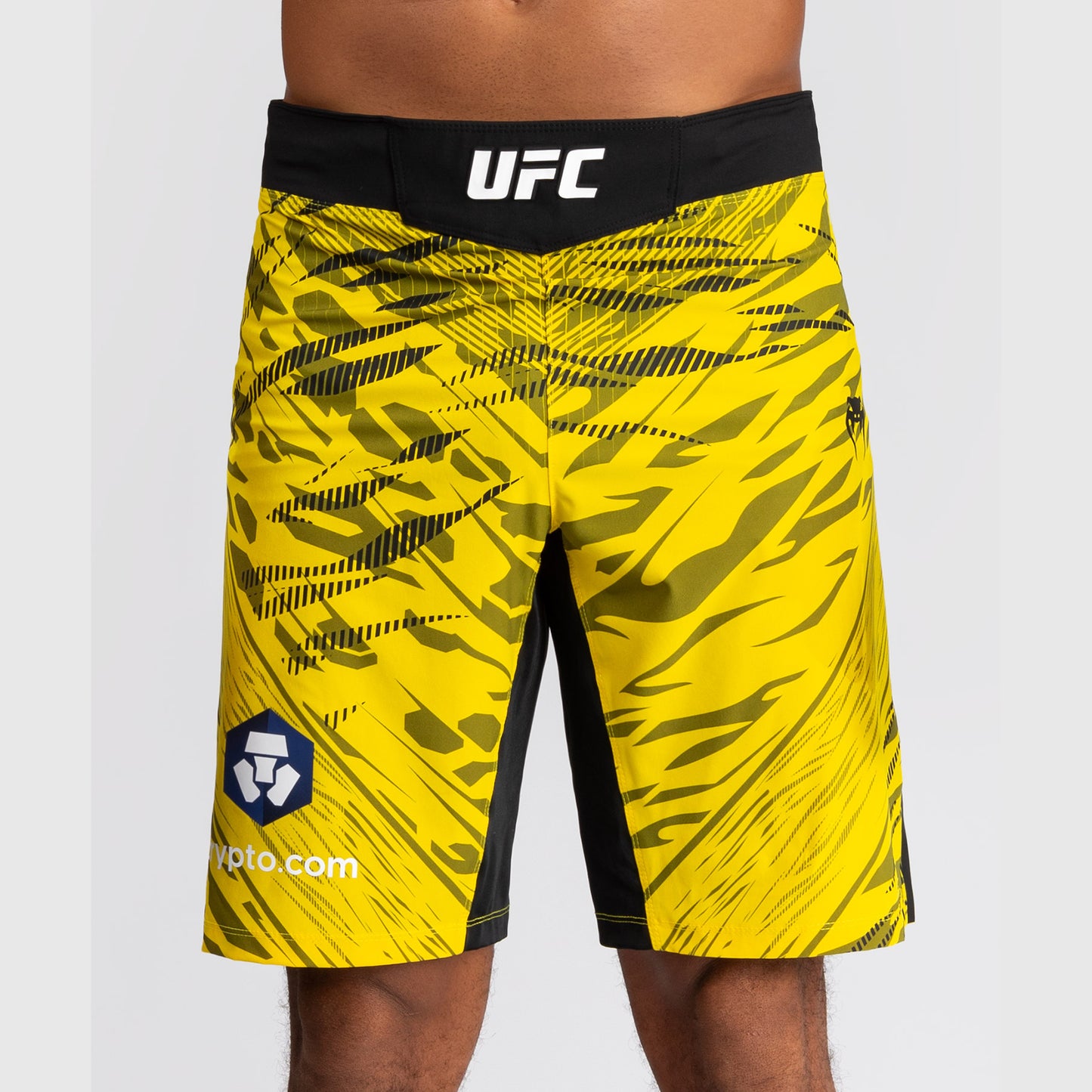 UFC Fusion by Venum Personalized Authentic Fight Night Men's Fight Short - Long Fit - Yellow