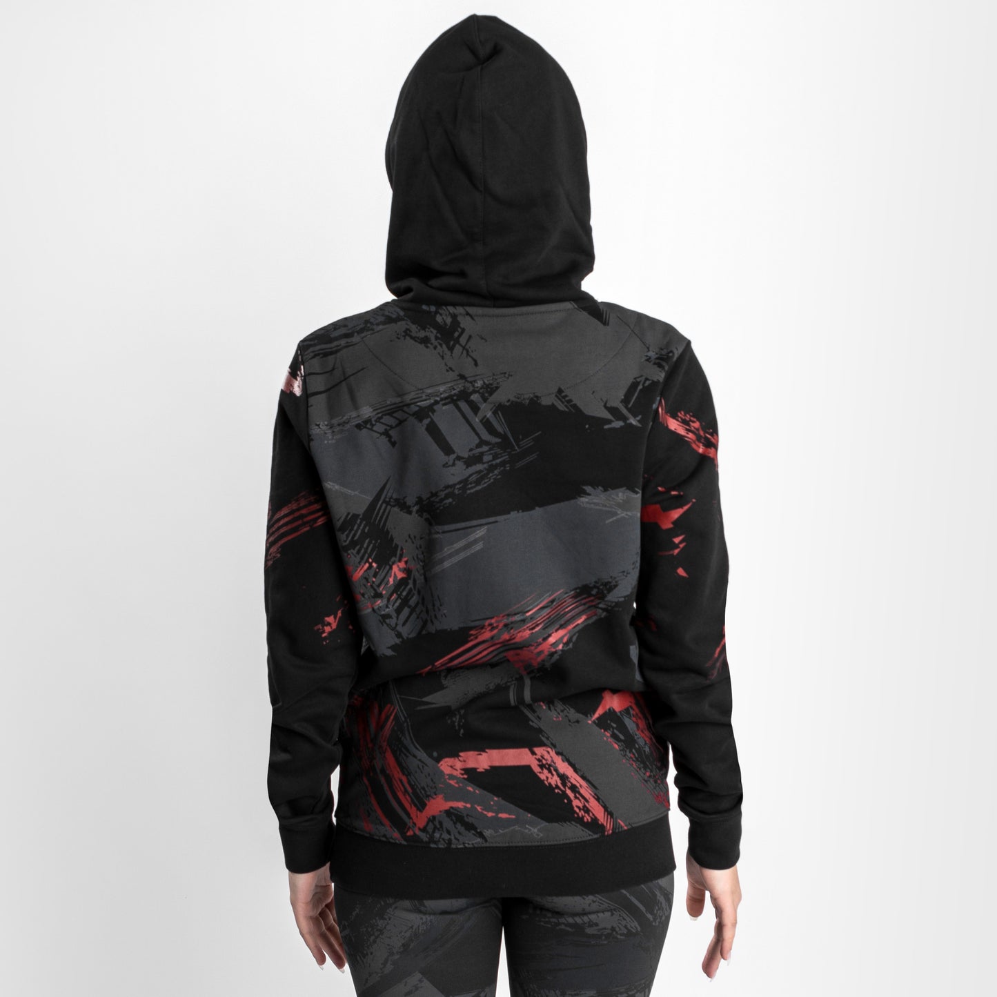 UFC Venum Authentic Fight Week 2.0 Women’s Pullover Hoodie - Black/Red