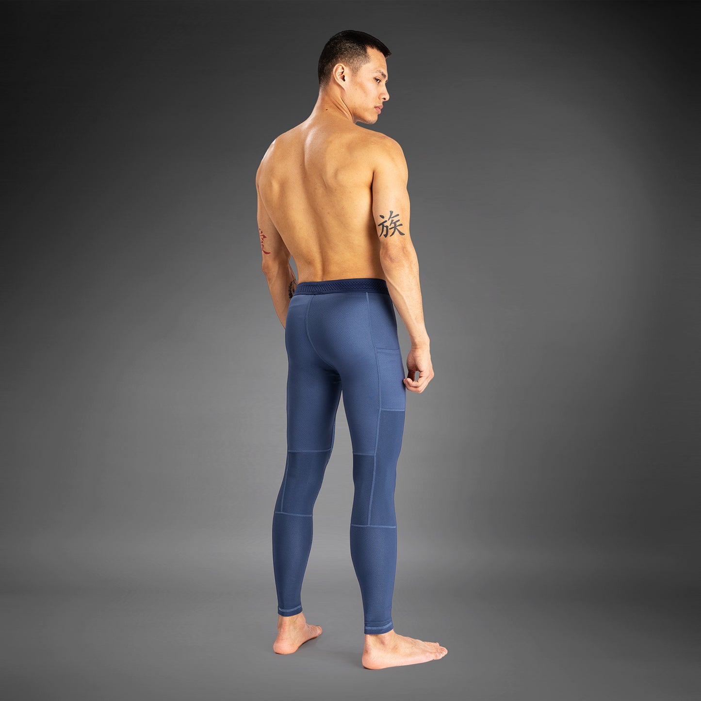 Venum Attack Men's Spats - Navy Blue