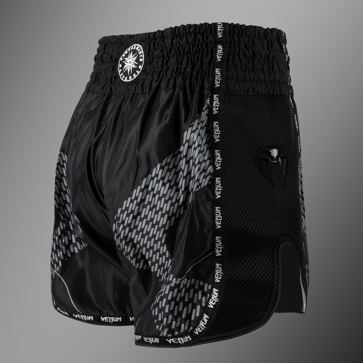 Venum Nexus Muay Thai Shorts - Black/Silver