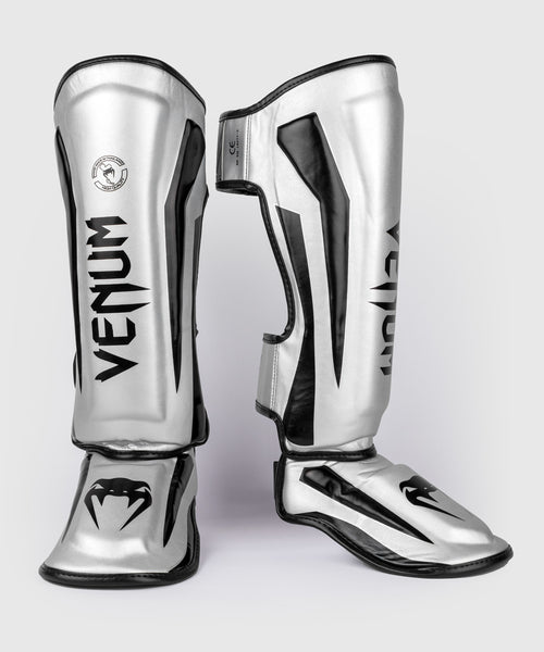 Venum Elite Standup Shinguards - Silver/Black – Venum Europe