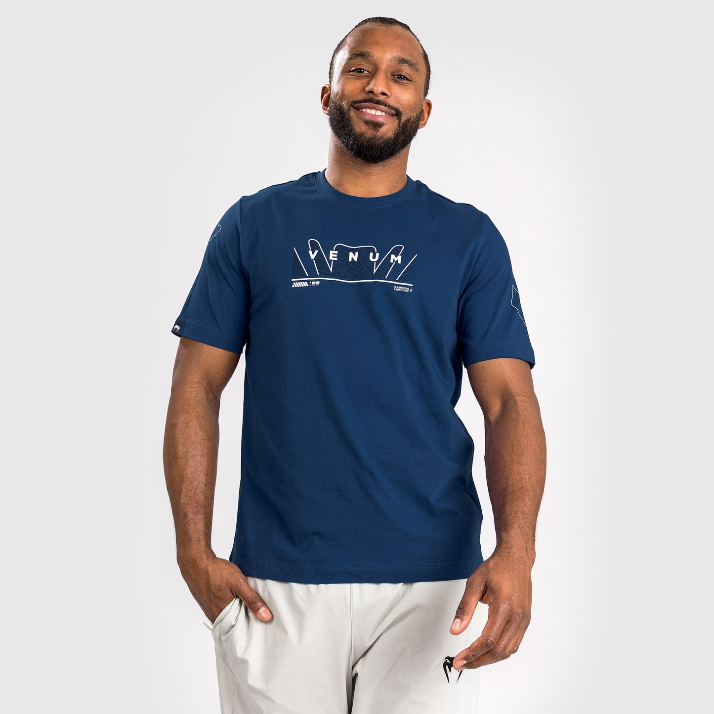 Venum Snake Print T-Shirt - Blue navy