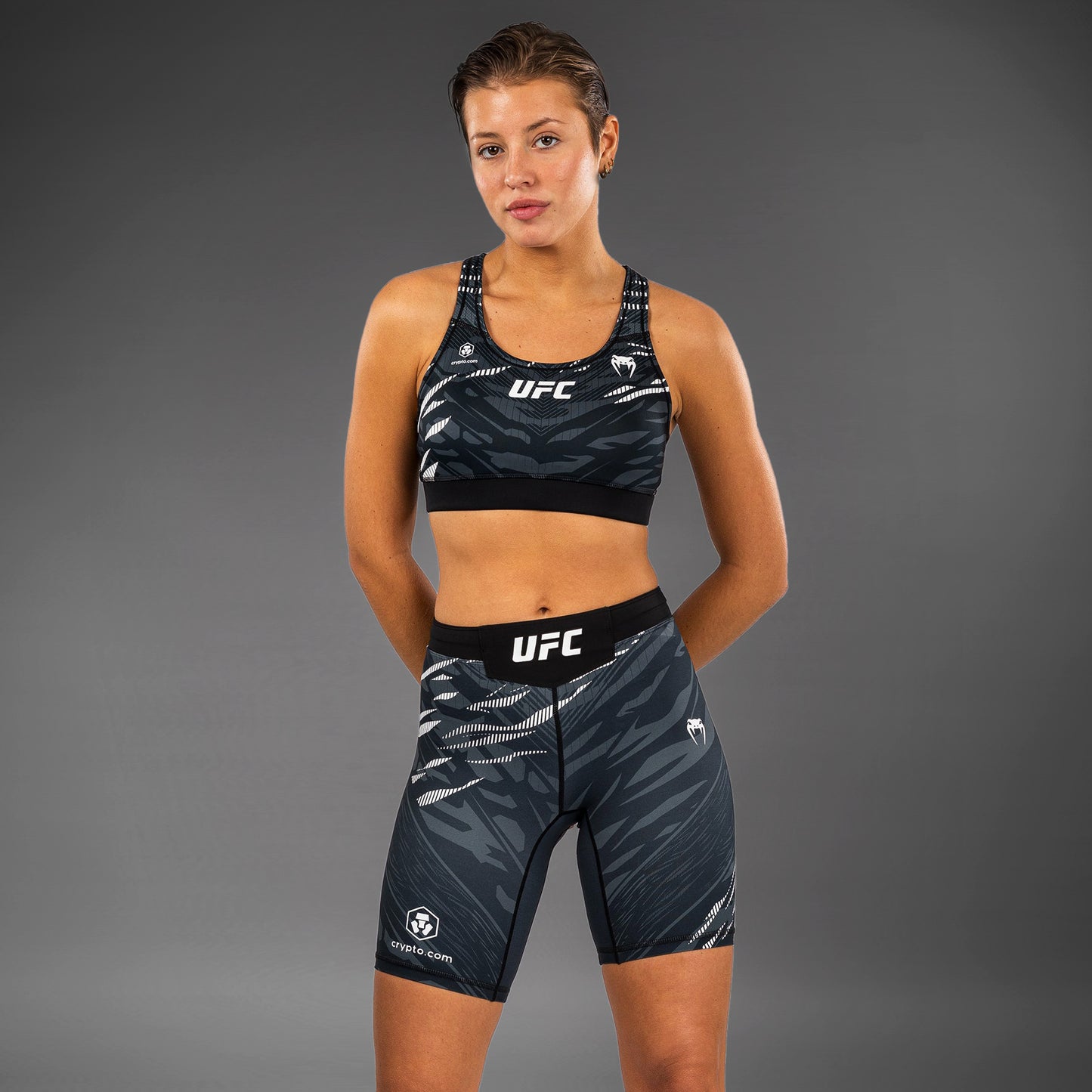 UFC Fusion by Venum Authentic Fight Night Women’s Vale Tudo Short - Long Fit - Black