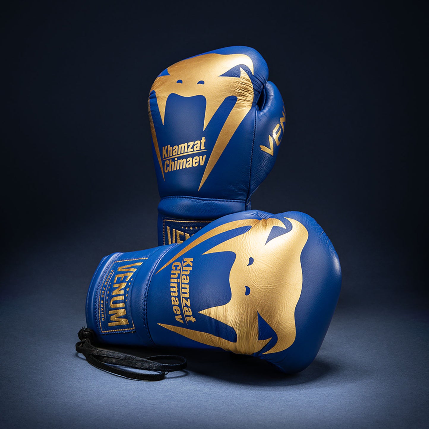 Venum Giant 2.0 Khamzat Chimaev Pro boxing gloves - Blue gold