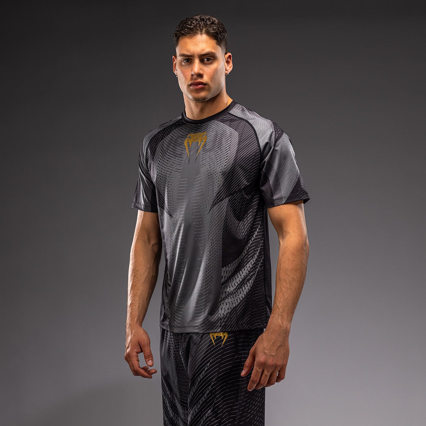 Venum Galactic 3.0 Dry Tech T-Shirt - Black/Gold