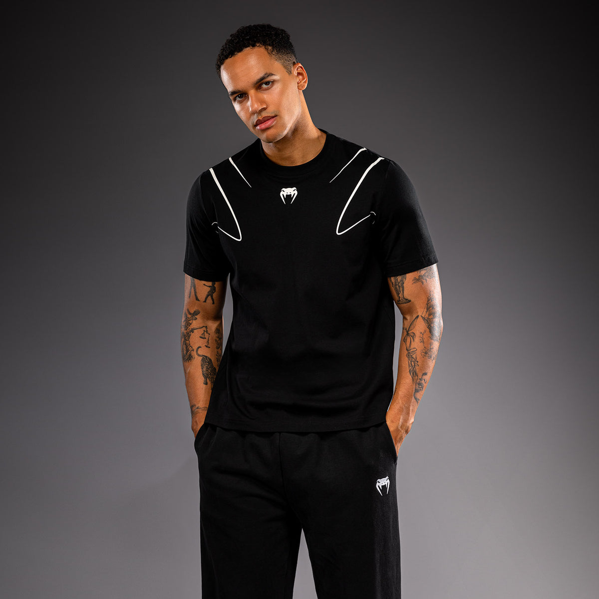 Venum Crimson Viper 2.0 T-Shirt - Black/Grey