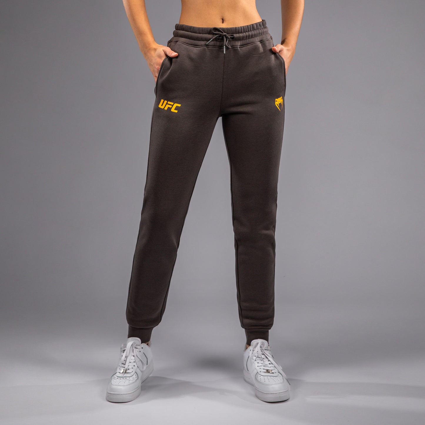 UFC Fusion by Venum Fight Week Women’s Cotton Pant - Solid Earthen Brown