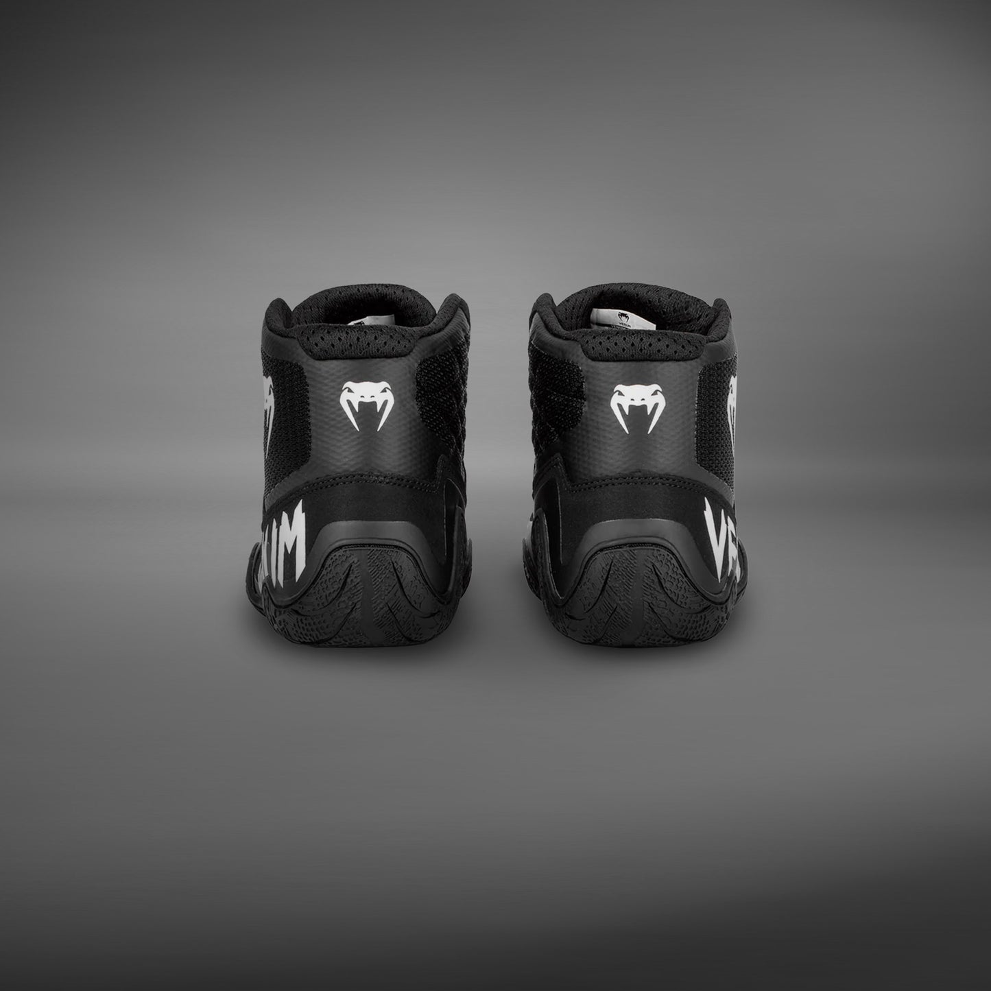 Venum Elite Wrestling Shoes - Black/White
