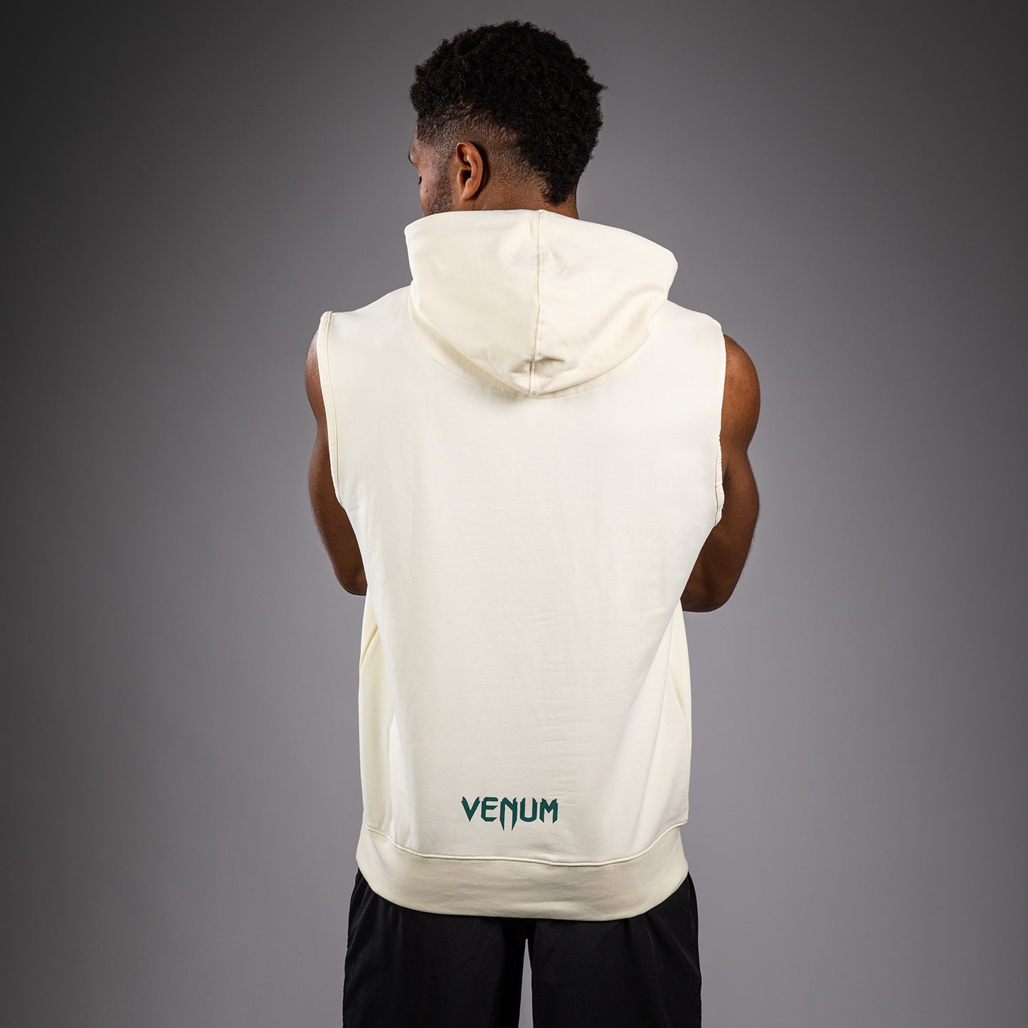 Venum Sparring Sleeveless Hoodies - Vanilla