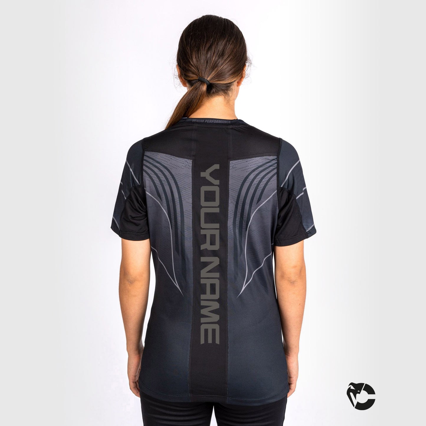 UFC Venum Personalized Authentic Fight Night 2.0 Kit by Venum Women's Walkout Jersey - Black