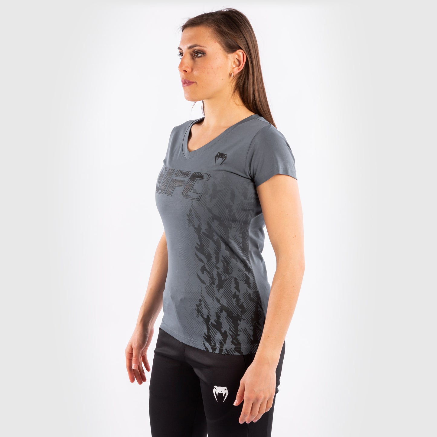 UFC Venum Authentic Fight Week Women's Short Sleeve T-shirt - Grey
