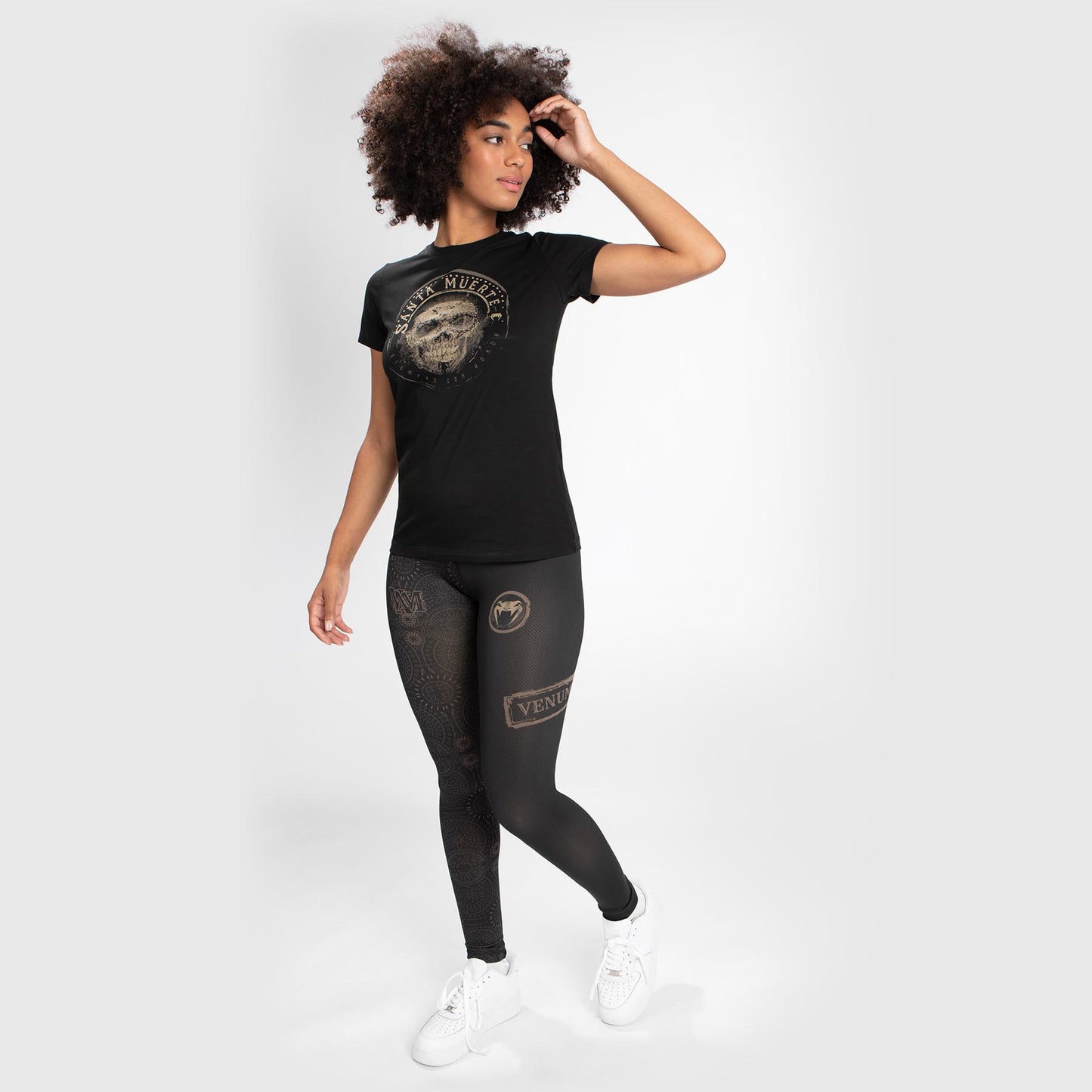 T-shirt Santa Muerte Dark Side Venum Woman - Black/Brown