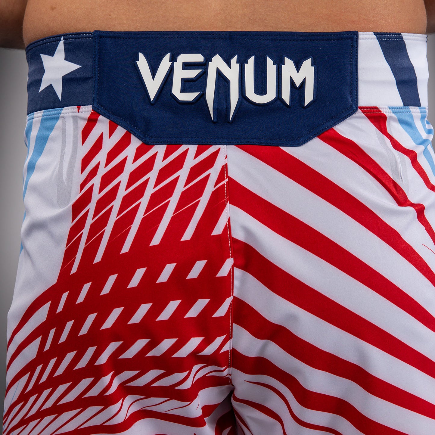 Men's Official UFC Freedom 250 by Venum White Authentic Fight Night Short Fit Fight Short