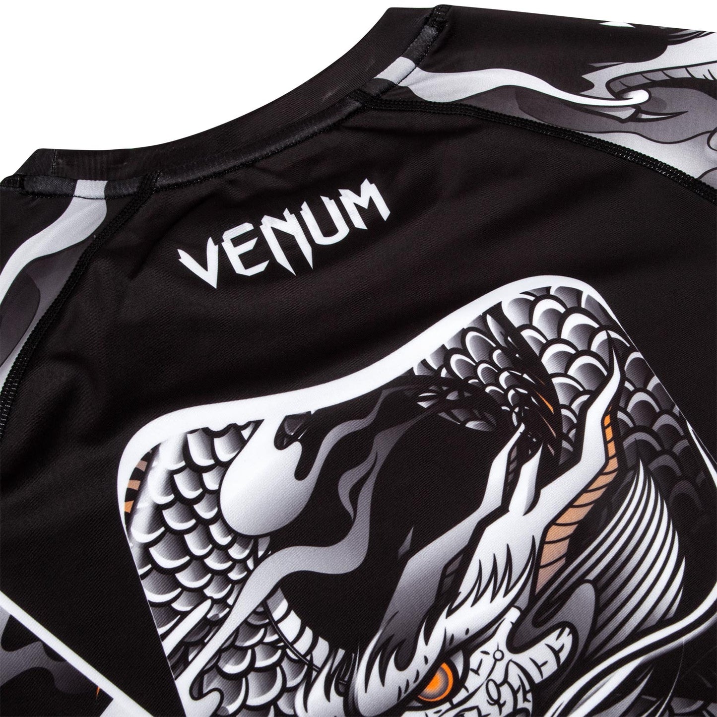 Venum Dragon's Flight Rashguard - Long Sleeves - Black/White