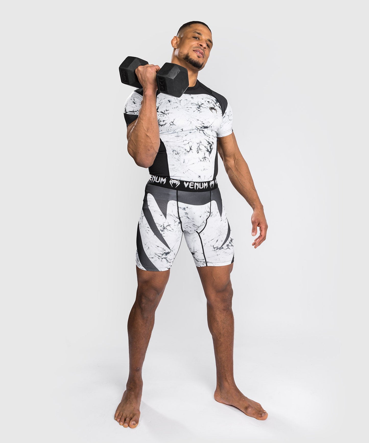 Venum G-Fit Marble Rashguard - Short Sleeves - Marble