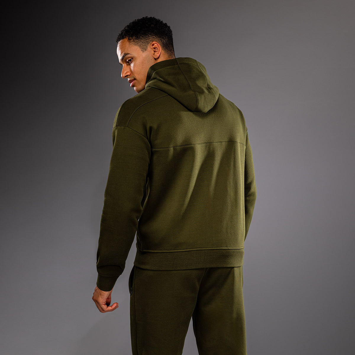 Venum Attack Fleece & Weave Track Jacket - Khaki