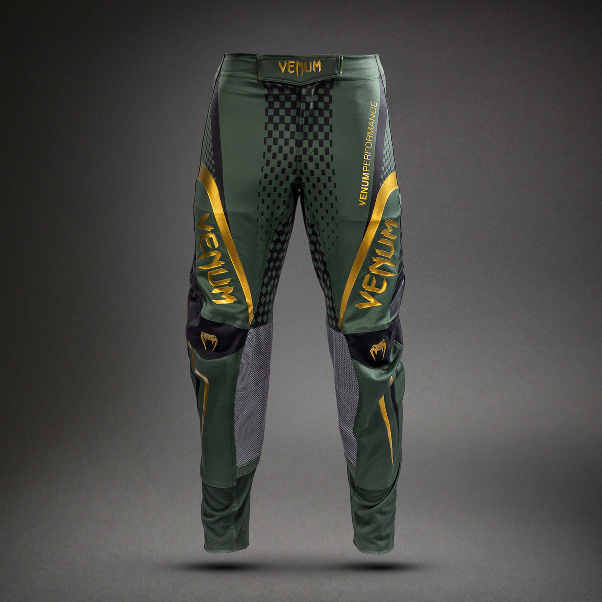 Venum MX Challenger Pants - Black/Green/Gold
