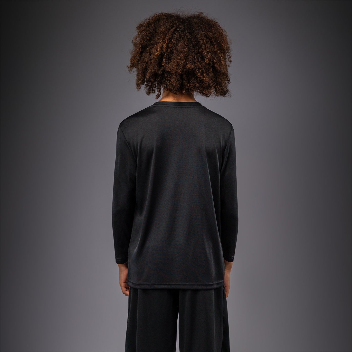 Venum Lineup Youth Performance Long Sleeve T-Shirt - Black/White