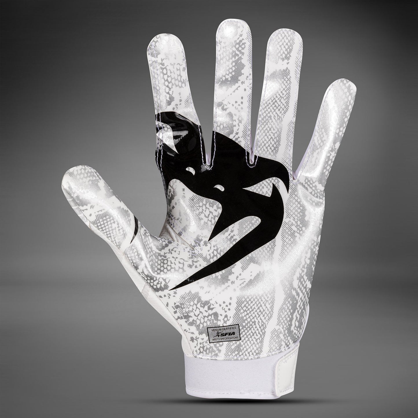 Venum Elite Football Gloves - White/Black