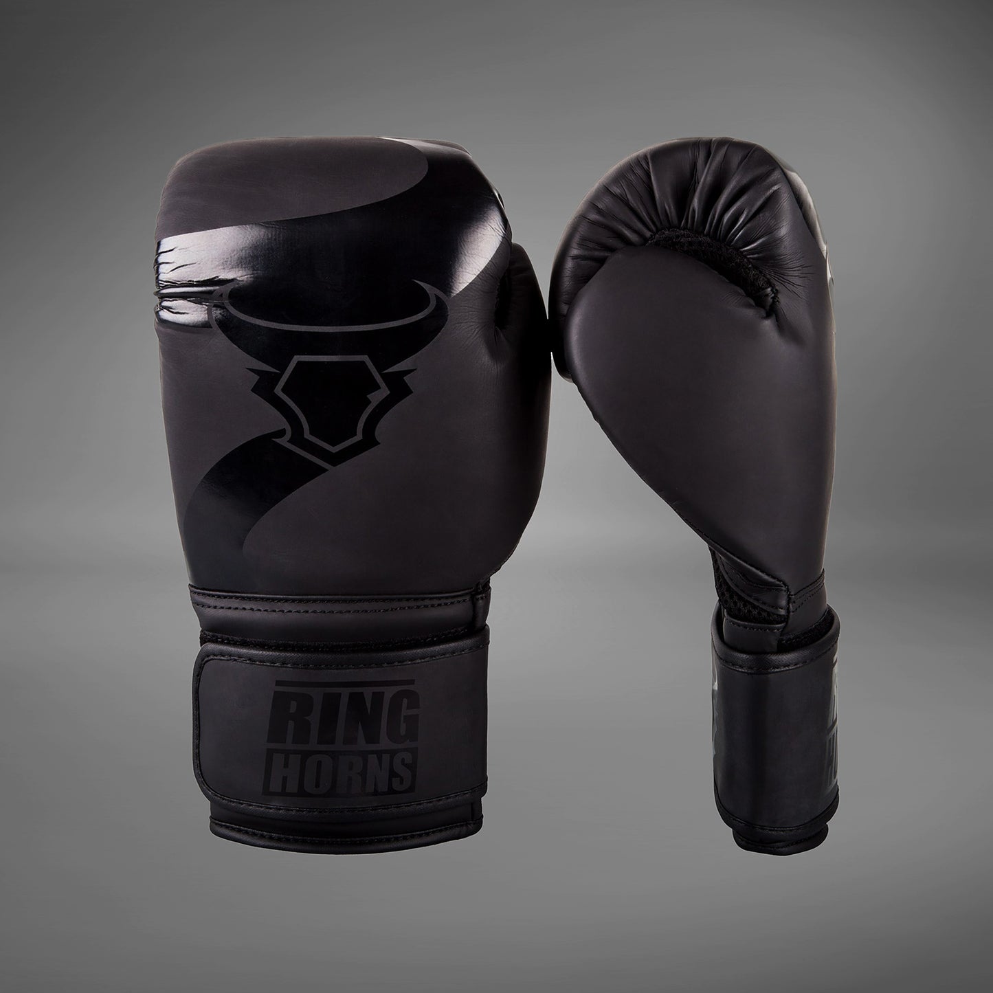 Ringhorns Charger by Venum Boxing Gloves – Black/Black