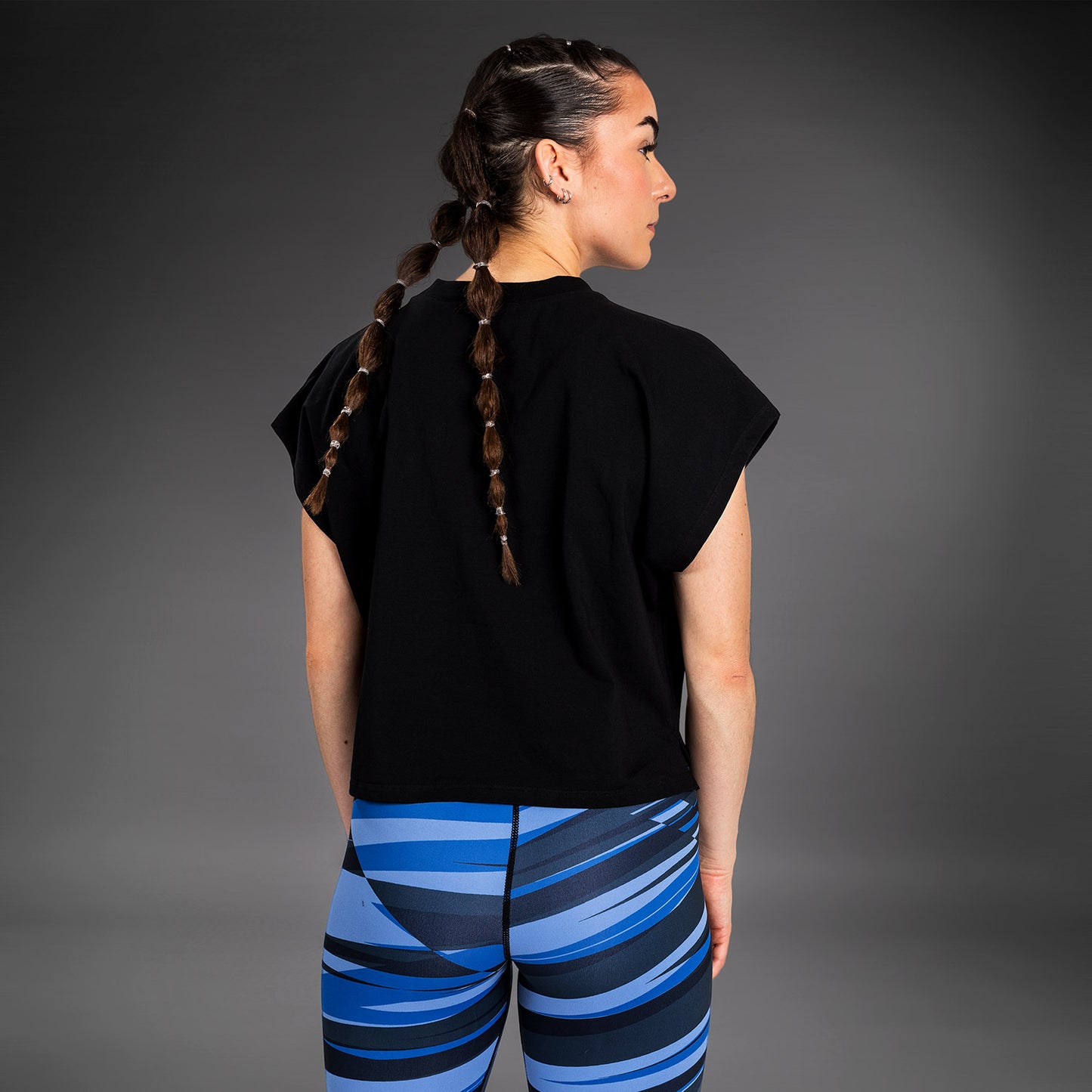 Venum Abyss T-shirt Cropped - Deep Black