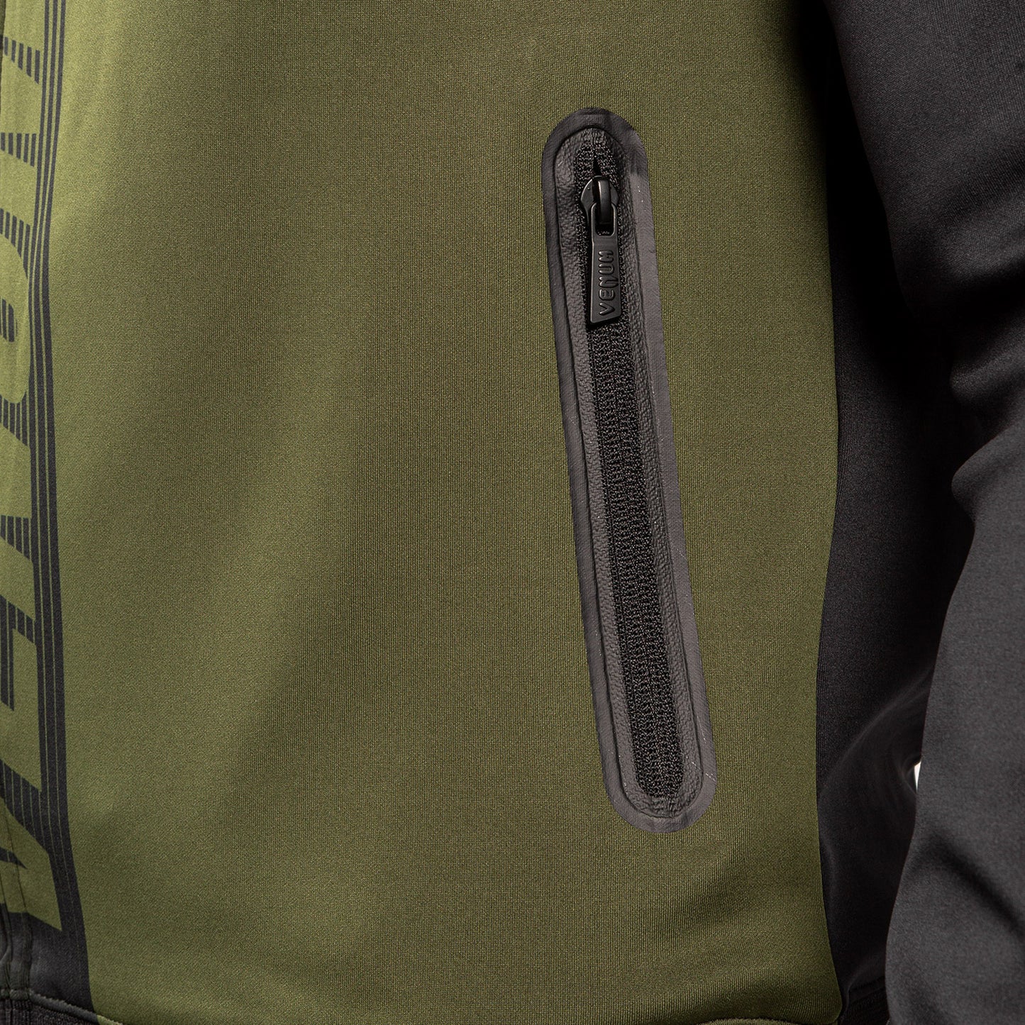 Venum Club 212 Track Jacket – Khaki/Black