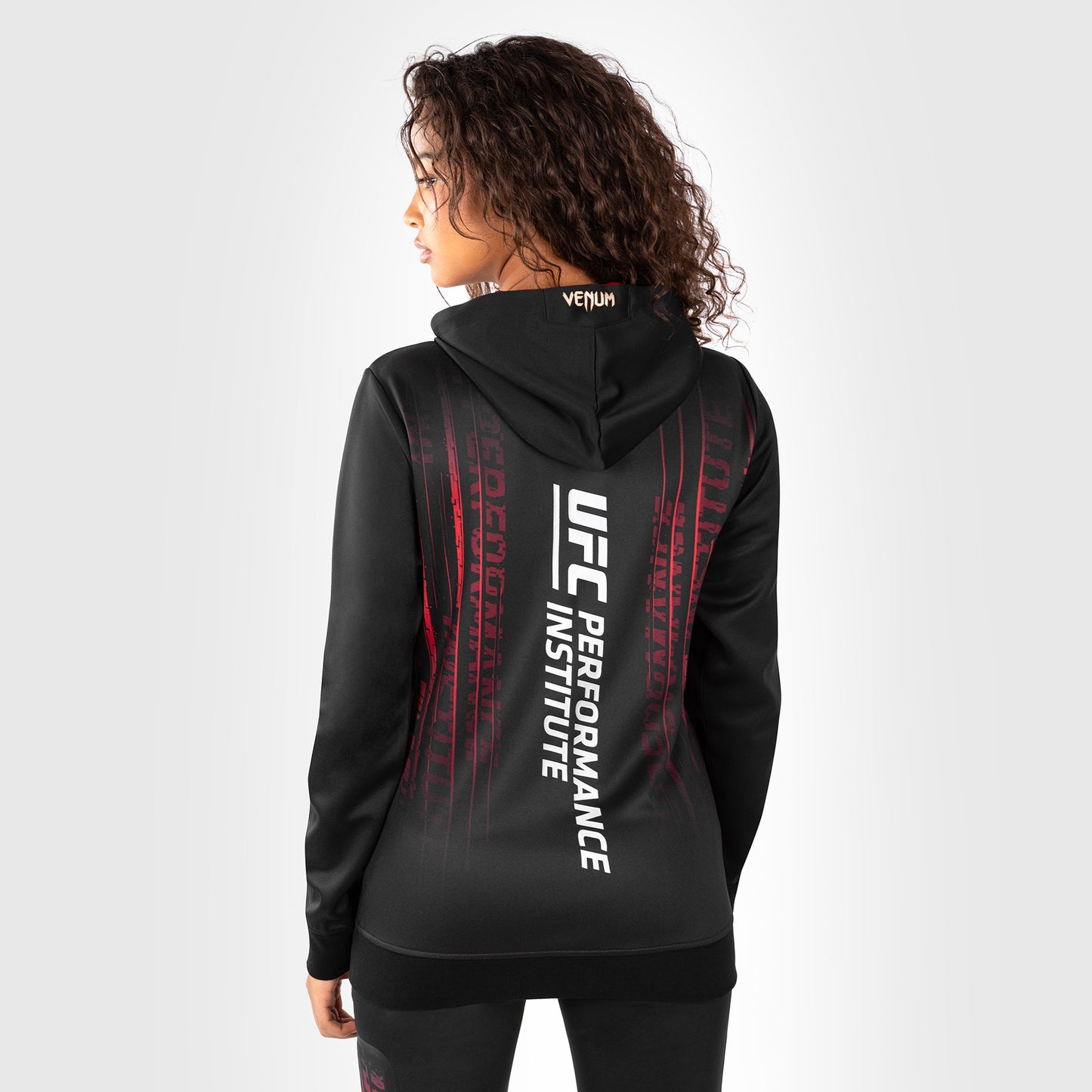 UFC Venum Performance Institute 2.0 Women’s Zip Hoodie - Black/Red