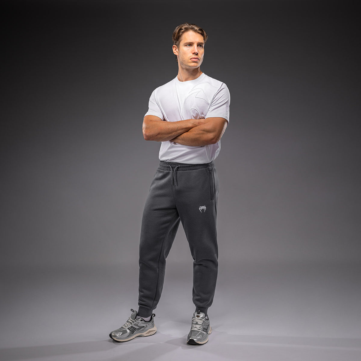 Venum Attack Fleece & Weave Joggers - Grey