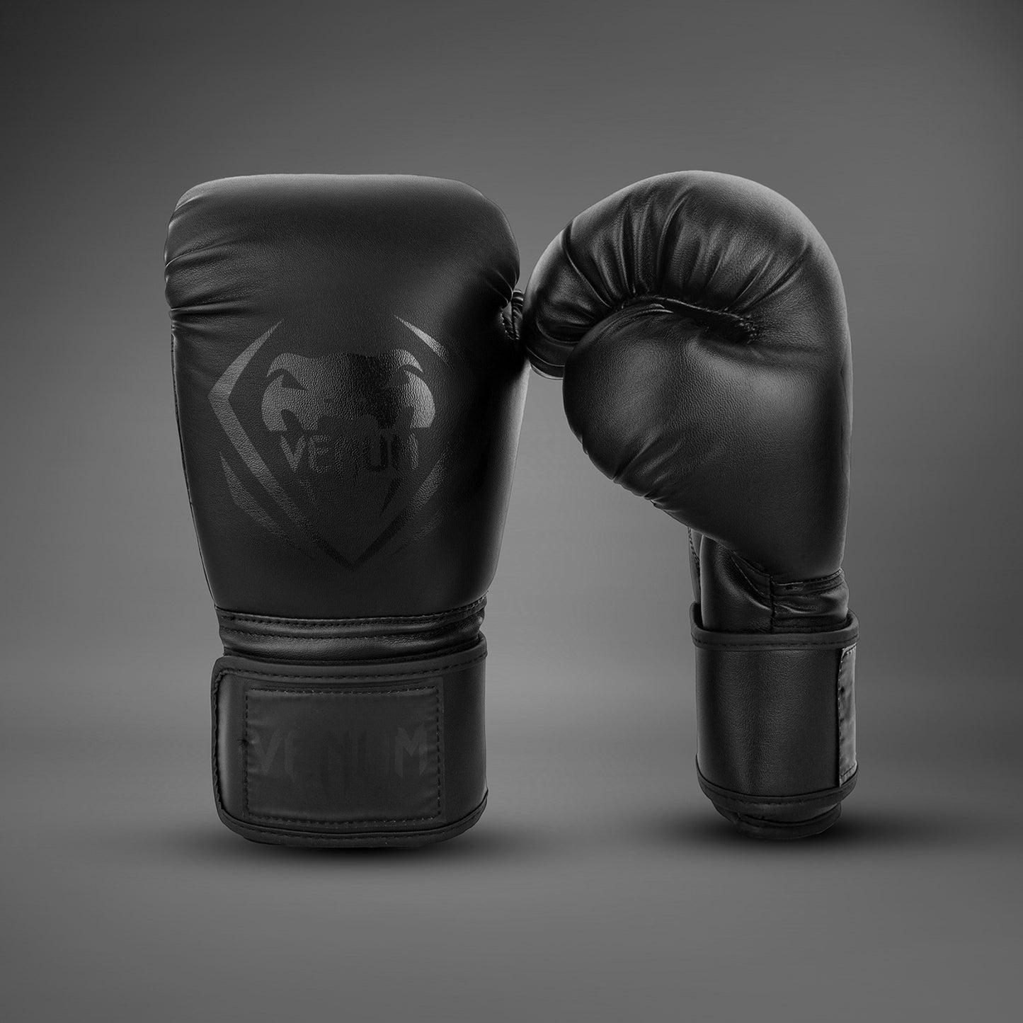 Venum Contender Boxing Gloves - Black/Black