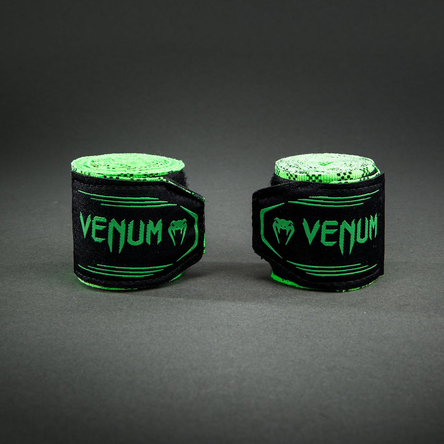 Venum Kontact Evo Tartan Handwraps - Neon Green
