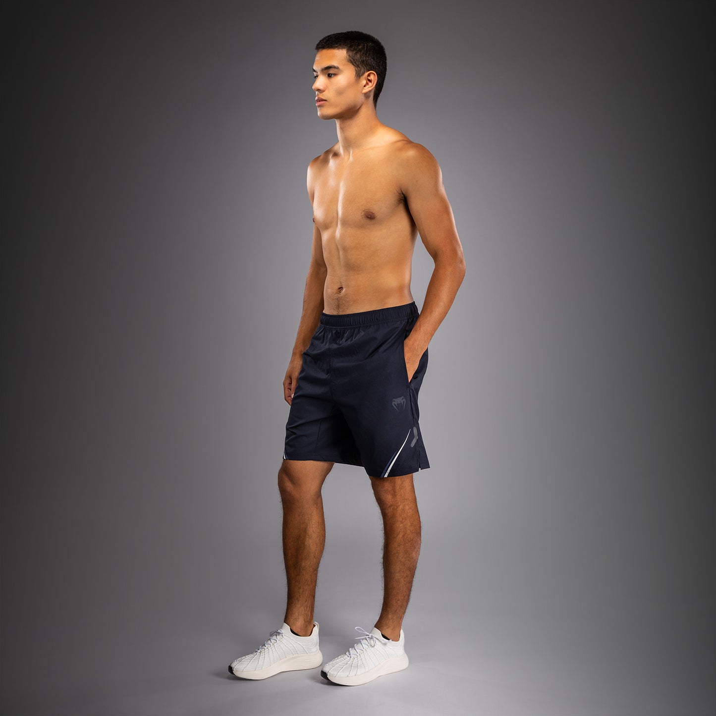 Venum G-Core Training Shorts - Navy Blue/White