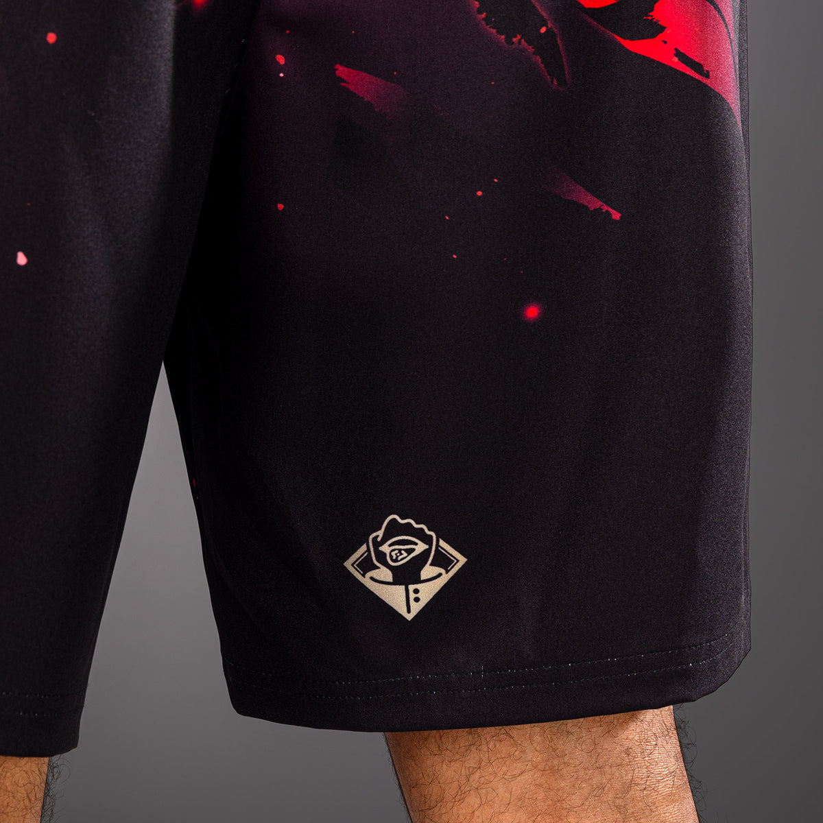 Jujutsu Kaisen x Venum Itadori Training Shorts - Black/Red