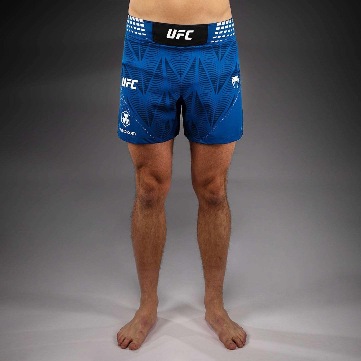 Men's UFC Zenith by Venum Blue Authentic Fight Night Short Fit Fight Short Personalized