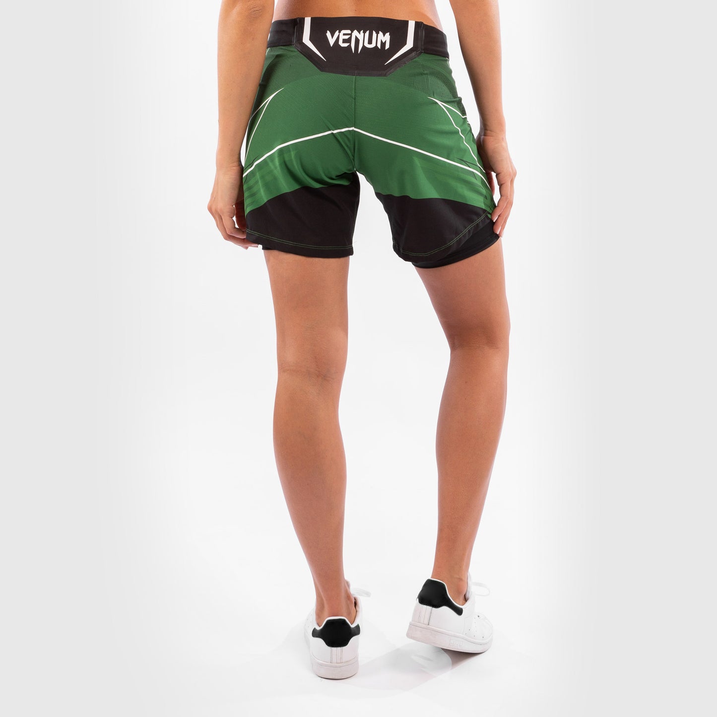 UFC Venum Authentic Fight Night Women's Shorts - Long Fit - Green