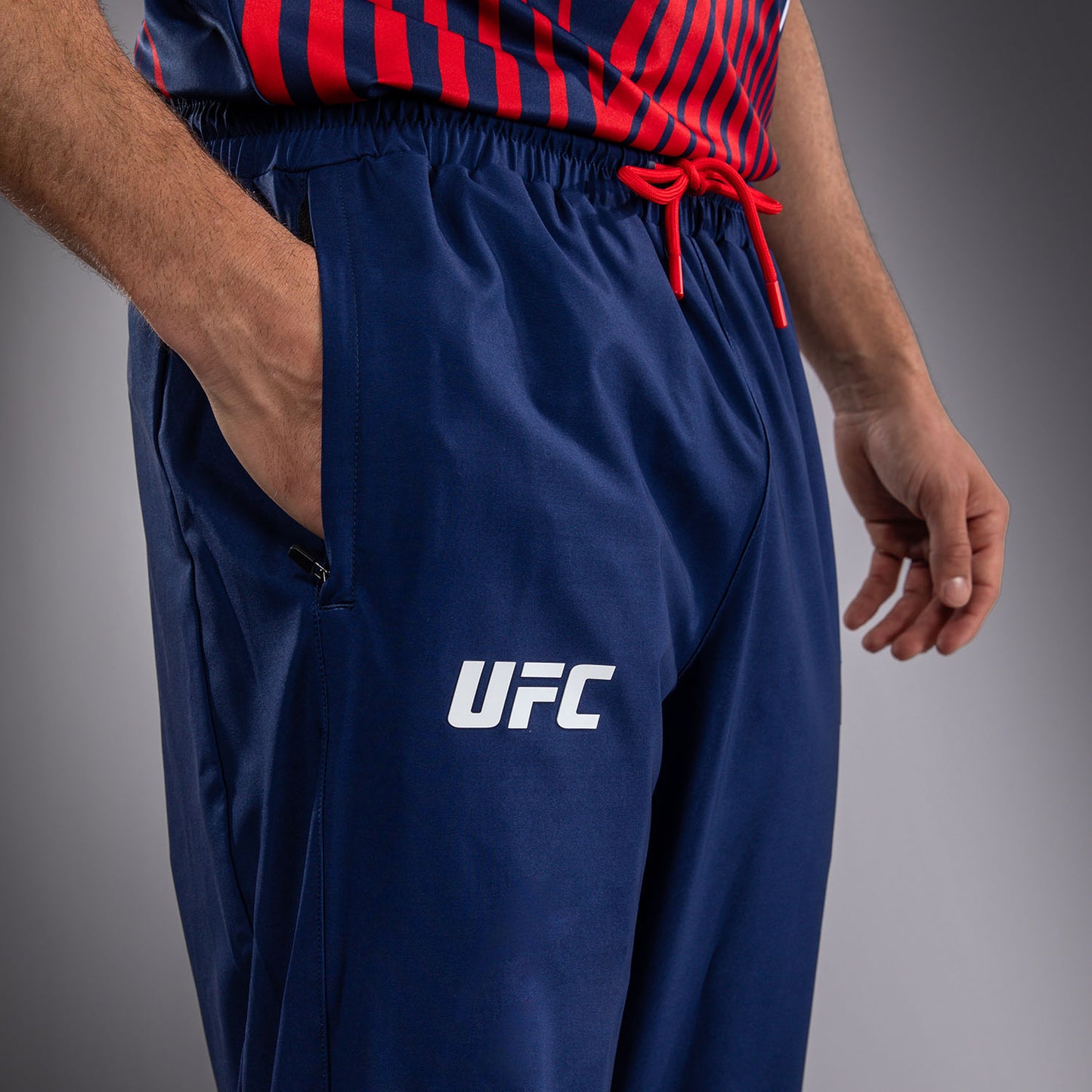 Men's Official UFC Freedom 250 by Venum Blue Authentic Fight Night Walkout Pant