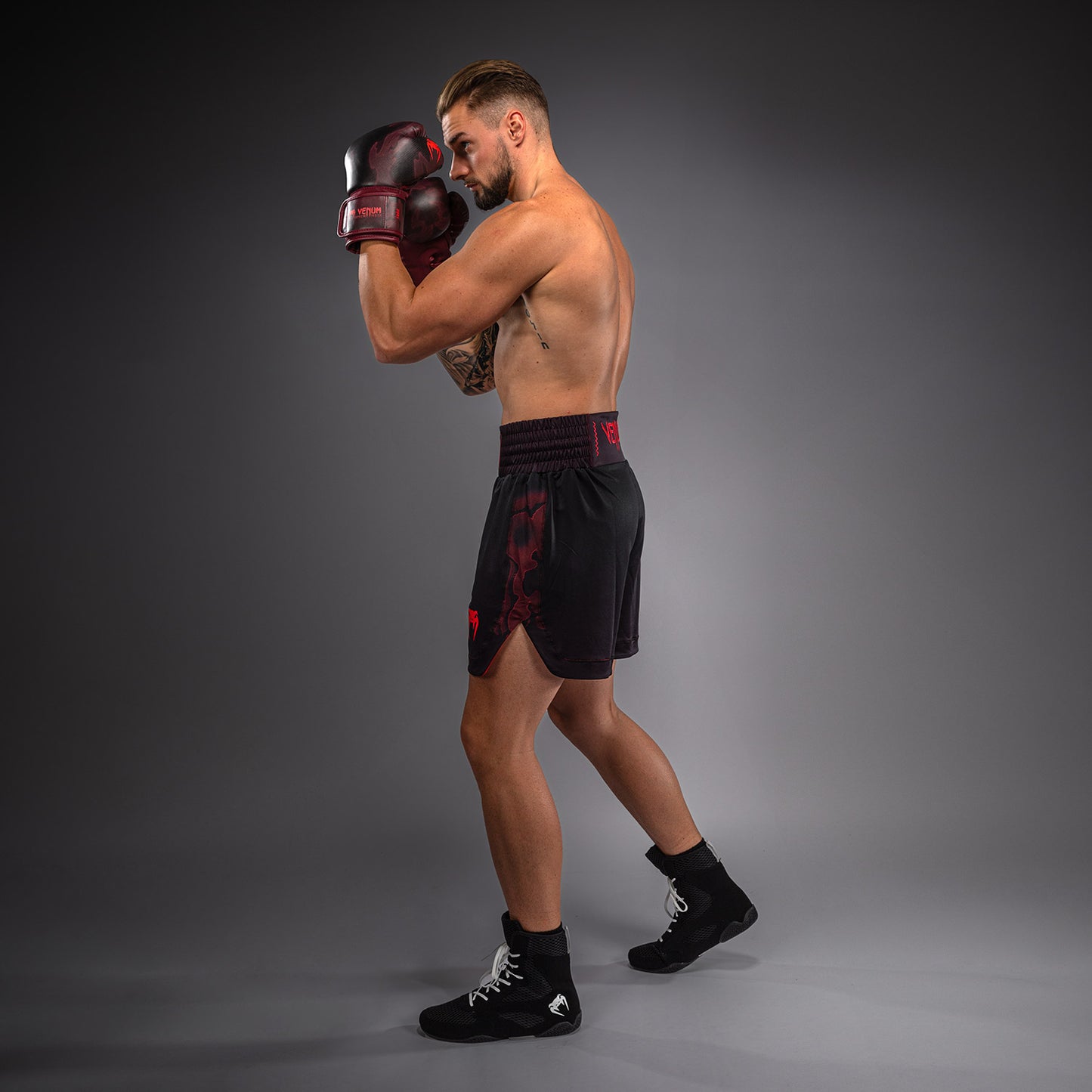 Venum Spectre Boxing Shorts - Black/Red