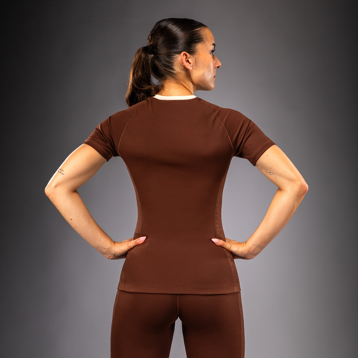 Venum Viper Women's Short Sleeve Rashguard - Brown