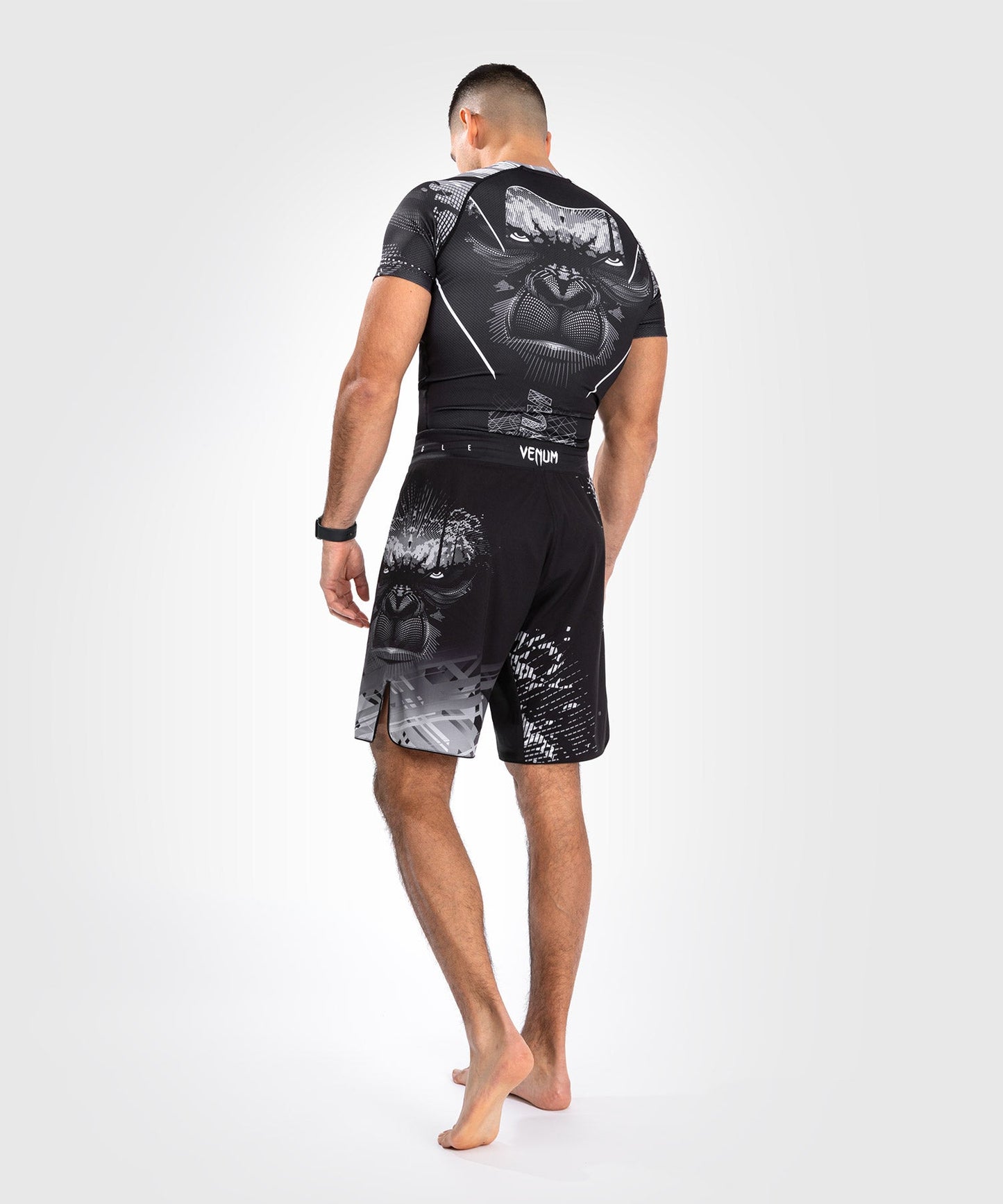 Venum Gorilla Jungle Fightshort - Black/White