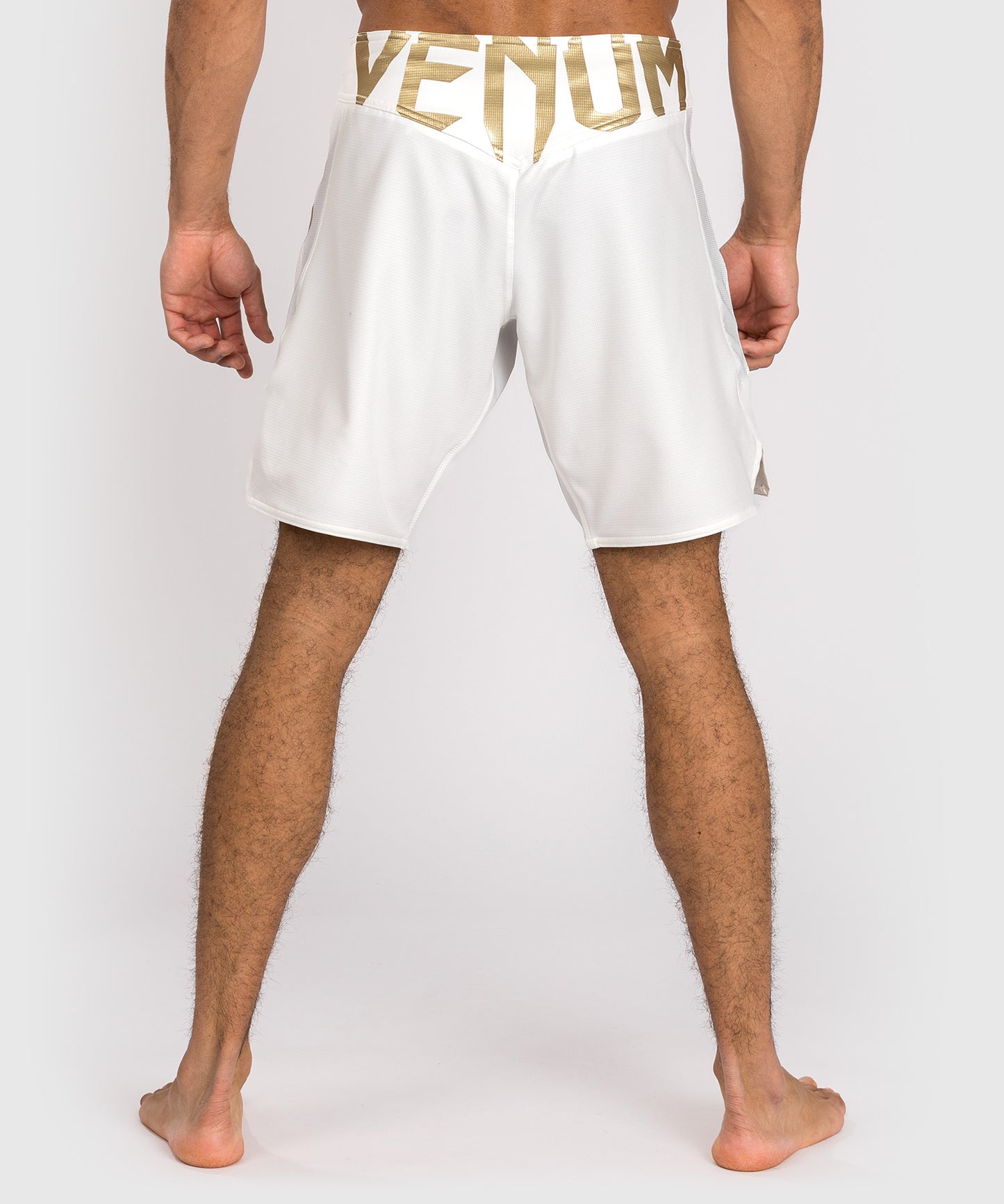 Venum Light 5.0 Fight Shorts - White/Gold