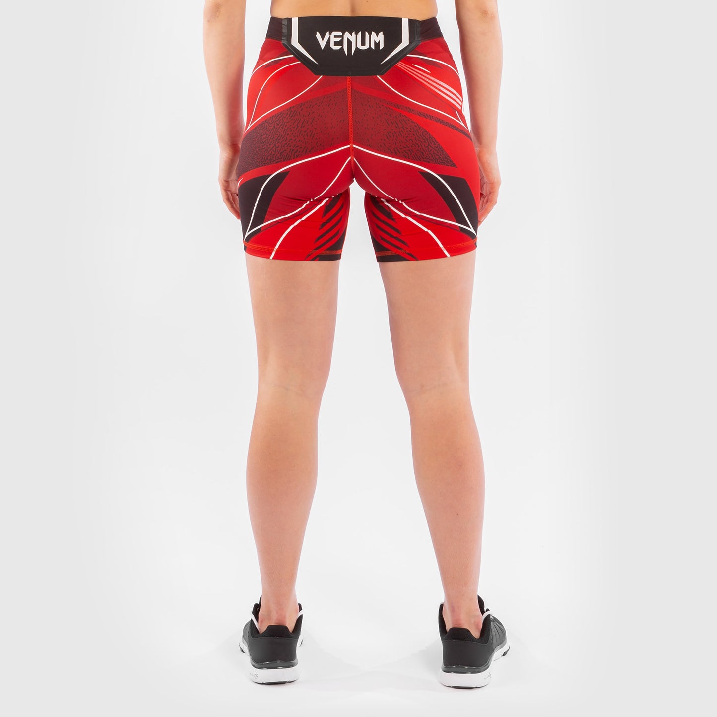UFC Venum Authentic Fight Night Women's Vale Tudo Shorts - Long Fit - Red
