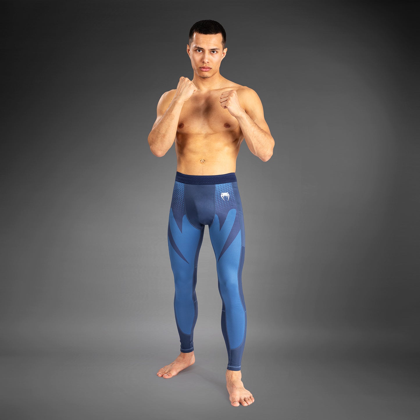 Venum Attack Men's Spats - Navy Blue