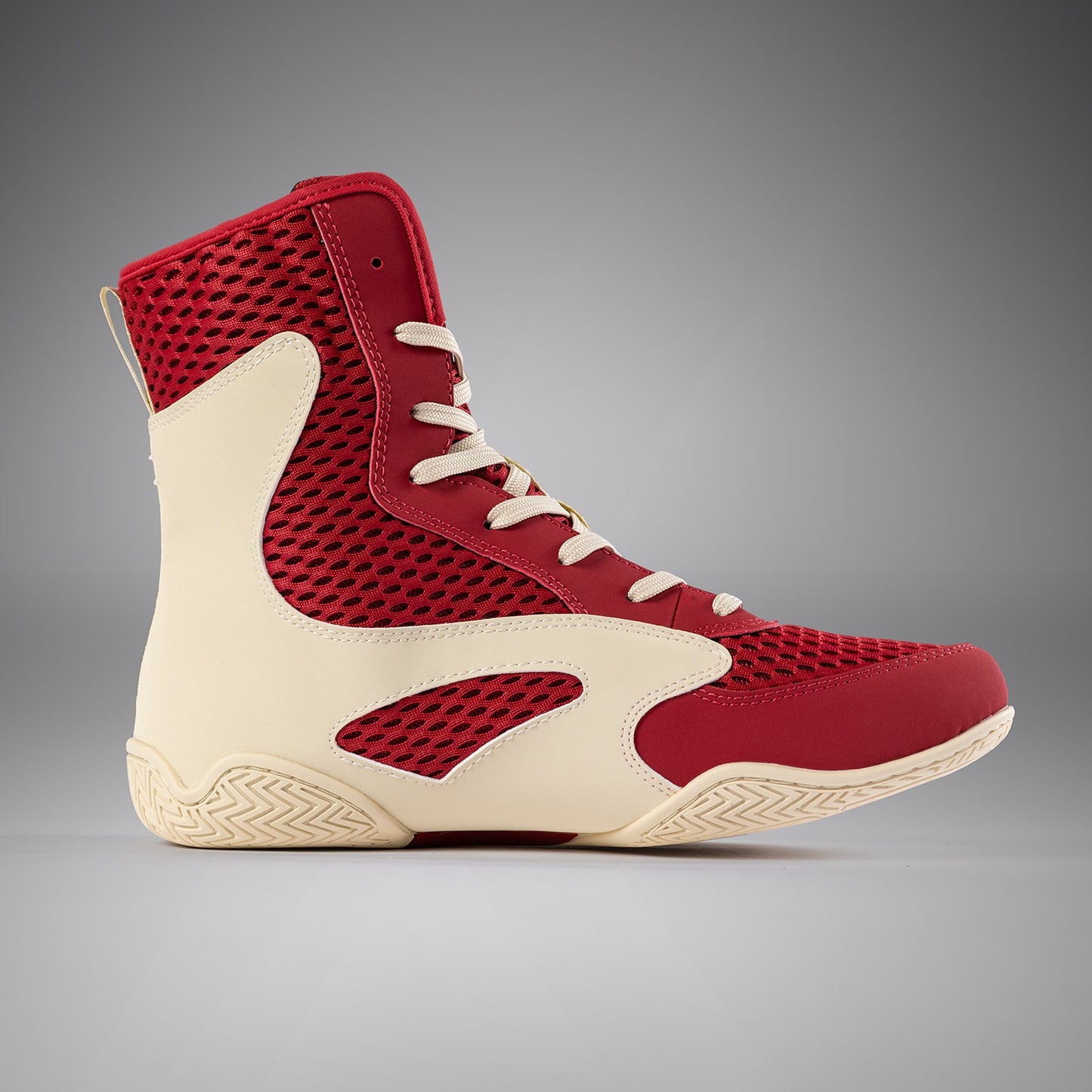 Venum Contender Boxing Shoes - Ruby Red/ Ivory