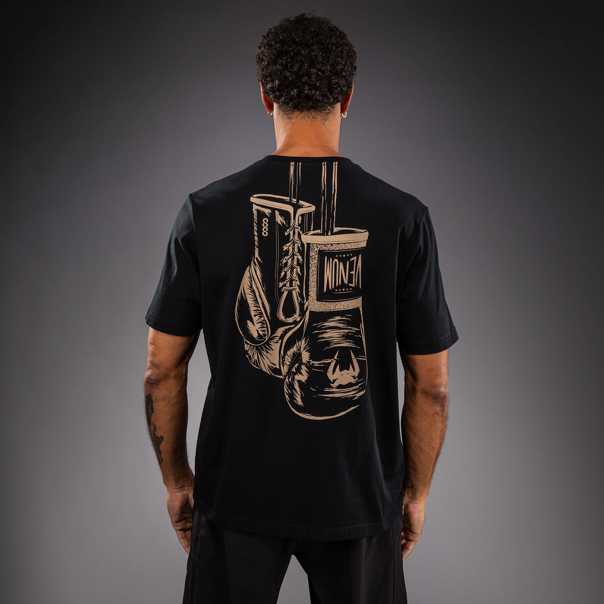 Venum Fight Icon Cotton T-Shirt - Black
