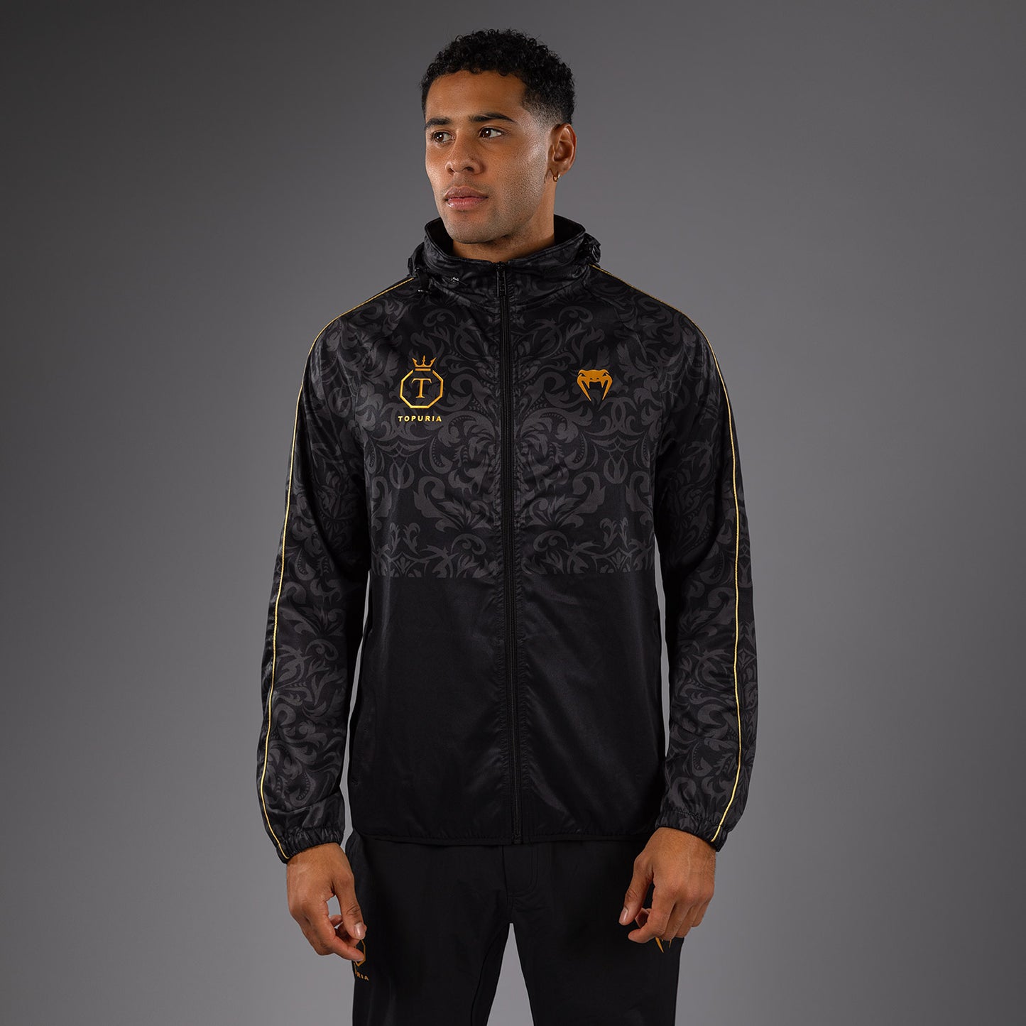 Venum x Topuria Unmatched Edition Track Jacket - Black/Gold