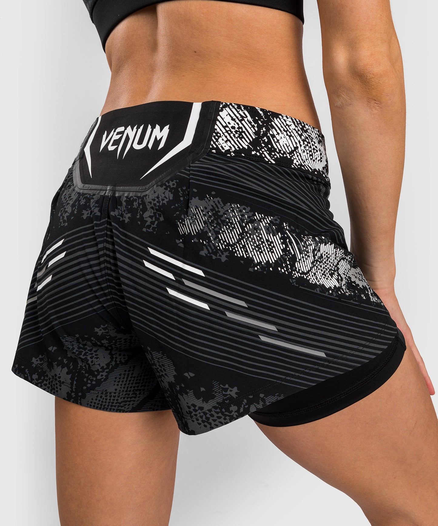 UFC Adrenaline by Venum Personalized Authentic Fight Night Women’s Fight Short - Black